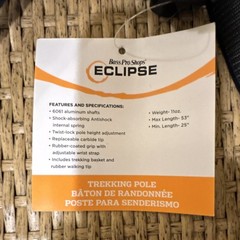 Bass Pro Shops Eclipse Adjustable Shock-Absorbing Trekking Pole 25-53 Blue/Black