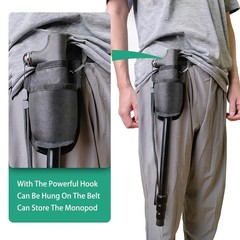 Monopod Handle Adapter Walking Stick Stick Handle with Monopod Waist Bag Set …