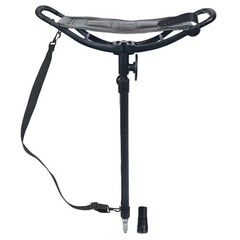 Outdoor Shooting Stick Spectator Adjustable Leather Walking Stick Fishing Stool