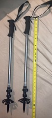 LL Bean Hikelite 4-Season 7075 Tele 3 Carbon Power Lock 2.1 Hiking Poles NEW CON