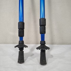 Northpak Outdoor Adjustable Trekking Poles Cork Grip Basket Rubber Carbide Tip