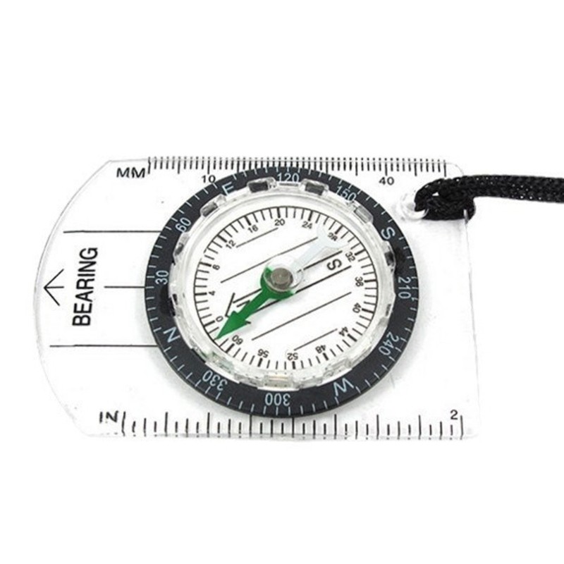 Transparents Baseplate Compasses Durability Acrylic Compasses Map Rulers