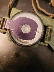 Genuine Cammenga Phosphorescent Military Compass, Made in USA Mode 27