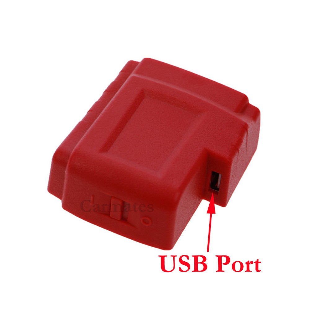 USB Port Battery Charger Adapter Adaptor Fits For M18 Milwaukee 18V 48-11-184 AU