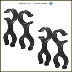 Trekking Pole Tips Set with Rubber Protectors for Hiking and Outdoor Activities