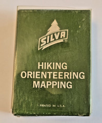 Vintage Silva Orienteering Compass Hiking Mapping with Box Manual Scouts