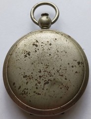Vintage Wittnauer Pocket Compass Military Style Broken Crystal For Parts Repair