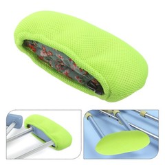 2Pcs Durable Cotton Underarm Crutch Cushions Light Green Comfortable Padding