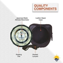 Sun Company Altimeter 202M – Battery-Free Altimeter and Barometer (Meters)