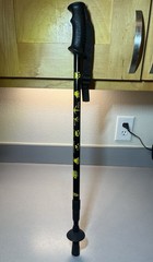 PAULS SUPPLIES Trekking Pole Adjustable Hiking Walking Stick Black Animal Print
