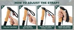 Carbon Fiber Trekking Poles 2-Pack – Lightweight Collapsible Hiking Sticks with