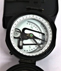 Geological Nautical 3 Inches Geological Brunton Compass With Leather Box ……