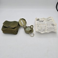 Engineer Directional Vintage Metal Pocket Compass Camping Hiking Hunting Outdoor