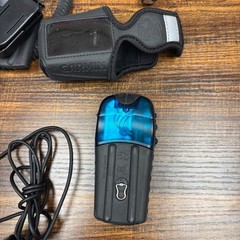 Garmin eTrex Legend Handheld GPS Navigator Bundle Blue Case Mount Cables Manual