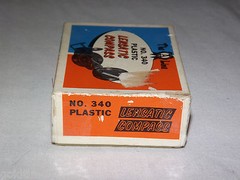 VINTAGE 1960-70S THE A LINE PLASTIC LENSATIC COMPASS IN BOX