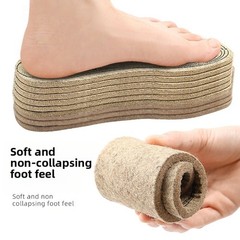 Wool Felt Thickened Warm And Shock-absorbing Multi-size Insoles High Quality