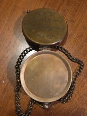 So you can Engraved With Leather Case Gift for Birthday, anniversary Compass.