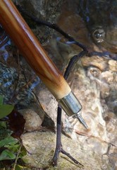 55″ Hand-Carved Grizzly Bear Hiking Stick – Durable Pine Wood, Weatherproof, …
