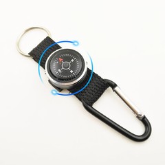 For 25MM Watch Wrist Band Strap Compass Outdoor Waterproof Survival Gadget
