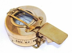 MILITARY COMPASS ENGINEERING COMPASS PRISMATIC COMPASS BRASS VINTAGE COMPASS