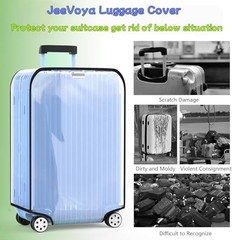 Luggage Cover Clear PVC Suitcase Covers for Luggage Thick Transparent