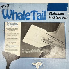 Happy’s Whale Tail Stabilizer and Ski Fin fits all I/O’s and Outboard Motors NOS