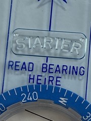 Vtg Silva Sweden Blue Tint Plastic Starter Compass Turnable Housing Handheld