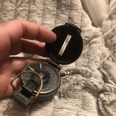 YCM Japan Engineers Lensatic Compass Preowned