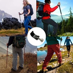2 Pack Walking Pole Lock Handle, Climbing Pole External Lock Trekking Stick L…