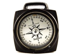 Taylor Showay Compass, Model 2906, Pocket or Chain, Hiking, Exploring, #JWL-391