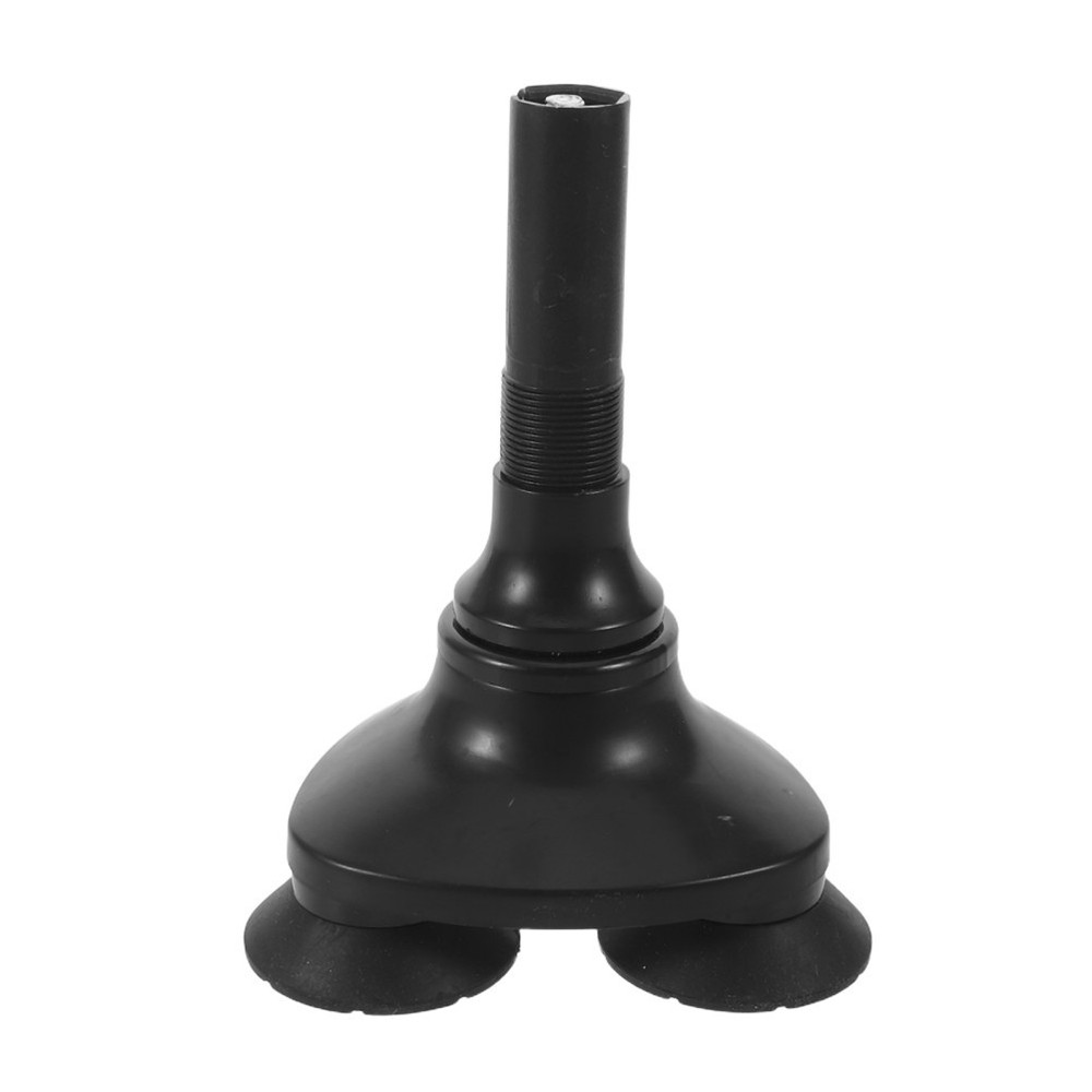 Self Standing 3 Prong Cane Tip: Support Rubber Base for 19mm/0.75″ Walking