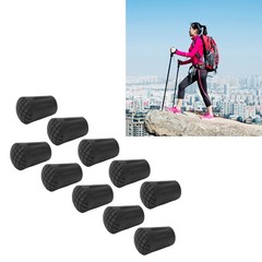 10pcs Hiking Pole Feet Cover Durable Rubber For Enhanced Stability Premium