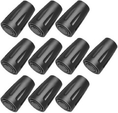 10 Pack Trekking Pole Tips Hiking Sticks Tips Protectors Fits Most Common Trekki