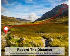 Handheld Location Finder Mini GPS Hiking Tracker Pace Compass Electronic Outdoor