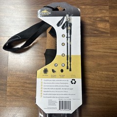 Cascade Mountain Tech Carbon Fiber Hiking Trekking Poles Cork Grip 2 Poles NEW