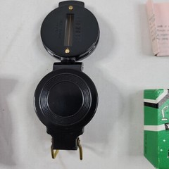 Vintage Lensatic Engineer Compass Japan With Original Box Pouch Instructions