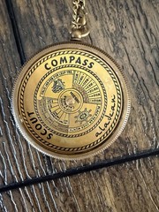 Brass Compass for Hiking Camping and Hunting. Boy Scouts. Made In India