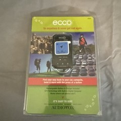 Audiovox Ecco Handheld Car Campsite Hotel Finder GPS Compass