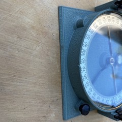 Vintage Leupold Forester Compass w/ Leather Case Portland Ore