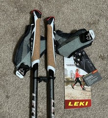 LEKI Instructor Lite Black/Gray/Yellow Nordic Walking Poles
