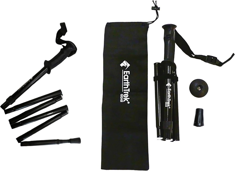 Folding Collapsible Travel Hiking Trekking Pole