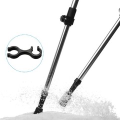 Trekking Pole Clips, 24Pcs Walking Stick Accessories Double Rod Buckle Connector