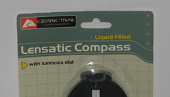 Ozark Trail Lenastic Compass liquid Filled with Luminous Dial NEW
