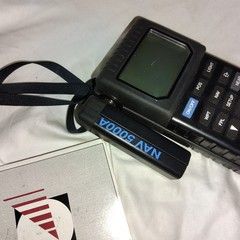 Magellan GPS NAV 5000A Handheld GPS for Aviation with handbook & bnc cable