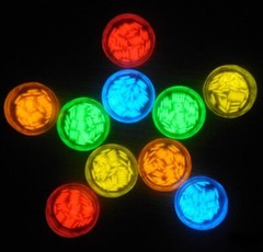 Self-Luminos Vital Round Tube 3x25mm Night Equipemnt Marker 25 Years life DIY