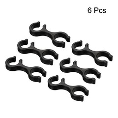 6 Set Trekking Pole Clips Walking Stick Accessories Double Rod Buckle Connector