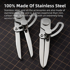 WUTA Wing Divider High Polished 304 Stainless Steel Adjustable Spacing Compass W