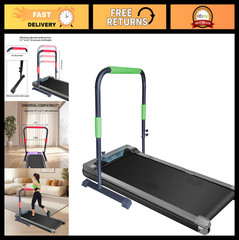 Adjustable Walking Pad Handlebar – Max Height 43″, Heavy-Duty Steel, Non-Slip Ba
