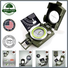 High Accuracy Military Compass with Adjustable Prism Lens for Navigation