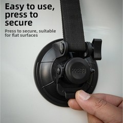 Adjustable Length Car Roof Suction Cup Hooks for Pet Gear and For Camping
